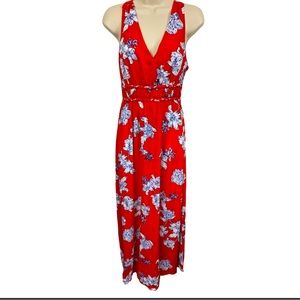 Japna Floral Print Maxi Dress Sz M.